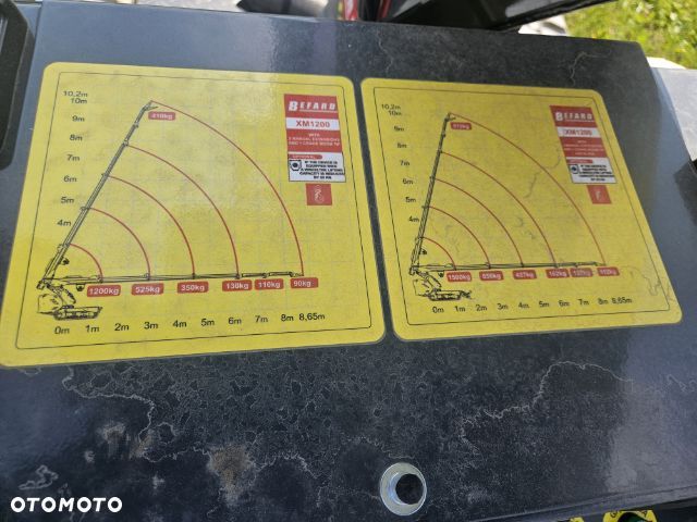 Befard miniżuraw gąsienicowy XM800 i XM1200 do 10,2m pick and carry - 7