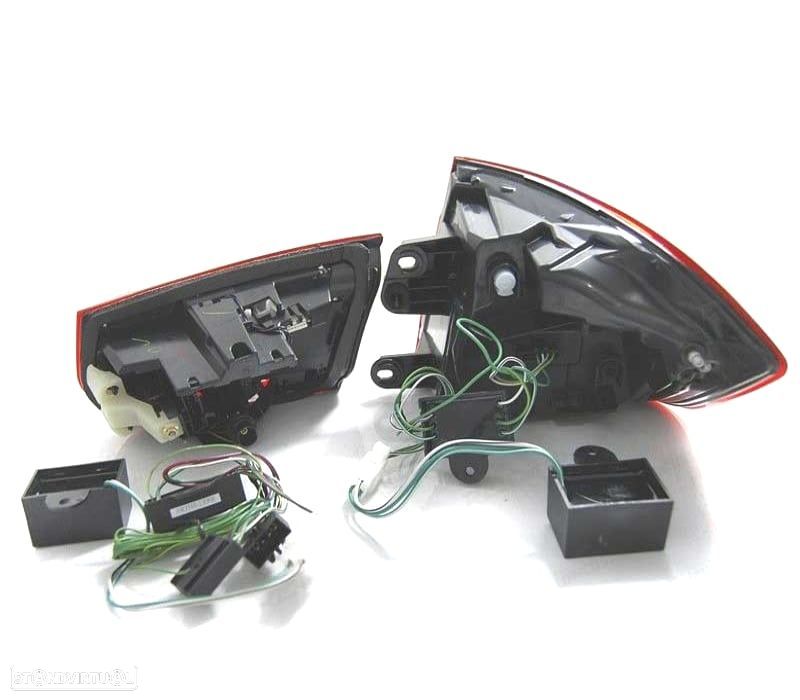 FAROLINS TRASEIROS BMW F30 11-15 BERLINA TUBE LIGHT FUMADOS - 2