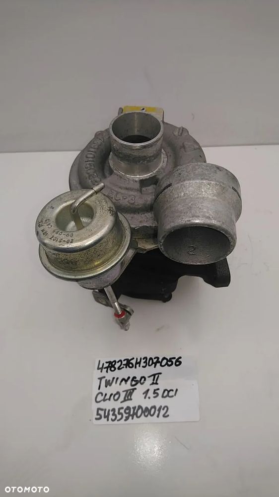 TURBINA 1.5 DCI 84KM 85KM 86KM TWINGO II CLIO III 478276H307056 54359700012 - 3