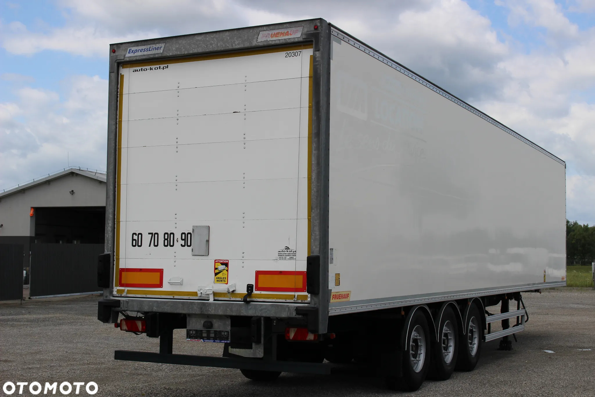 Fruehauf KONTENER /OŚ PODNOSZONA/Doppelstock/ OSIE SAF/ *SERWIS FR*/IDEALNY STAN / - 3