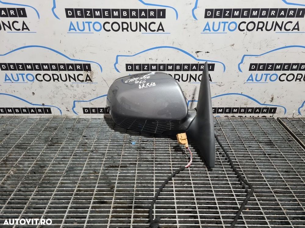 Oglinda dreapta Porsche Cayenne Facelift 2007 - 2010 4 Usi GRI LM7W (1060) Rabatabile - 1