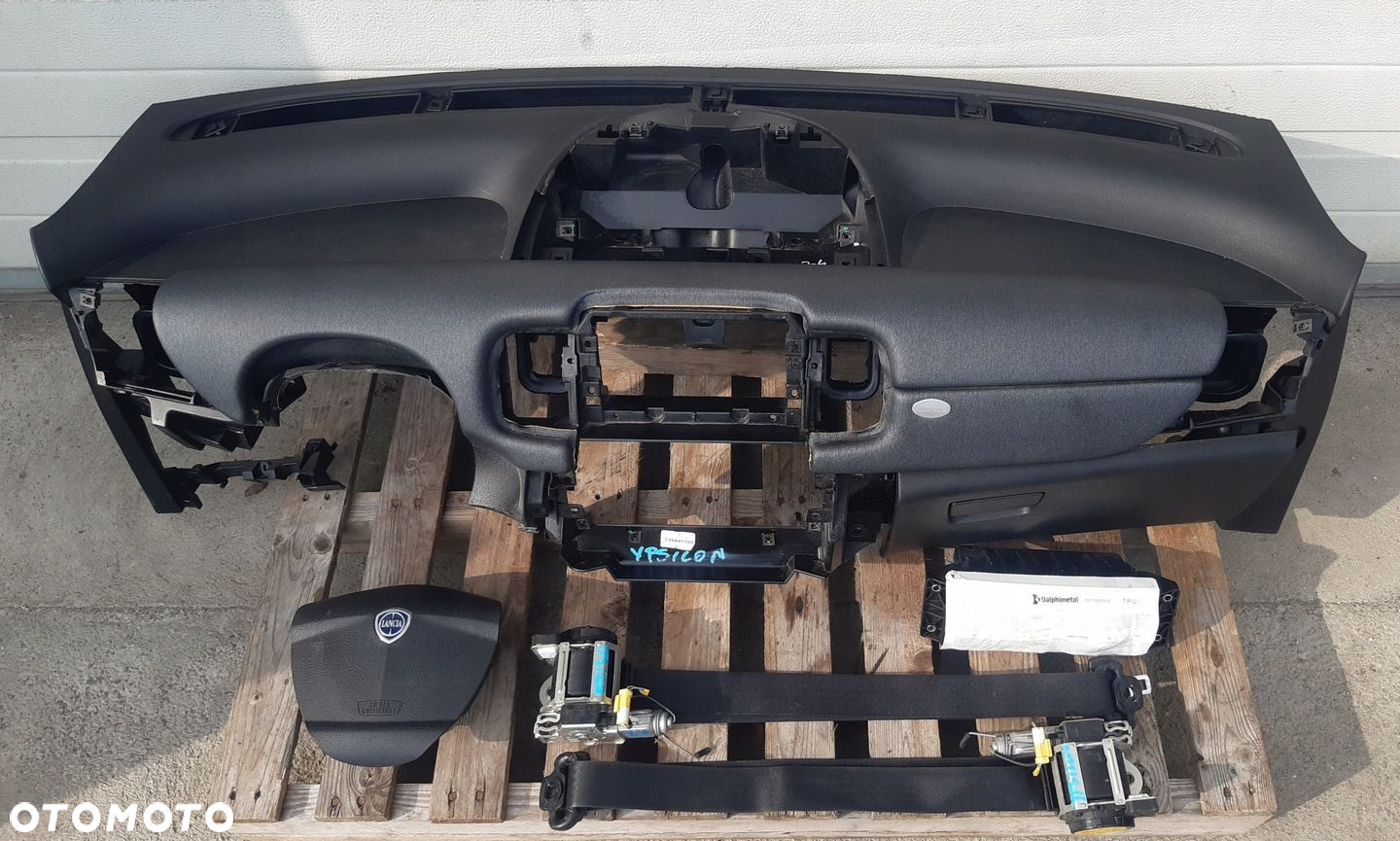 LANCIA YPSILON II 2008R DESKA KONSOLA AIRBAG PASY - 5