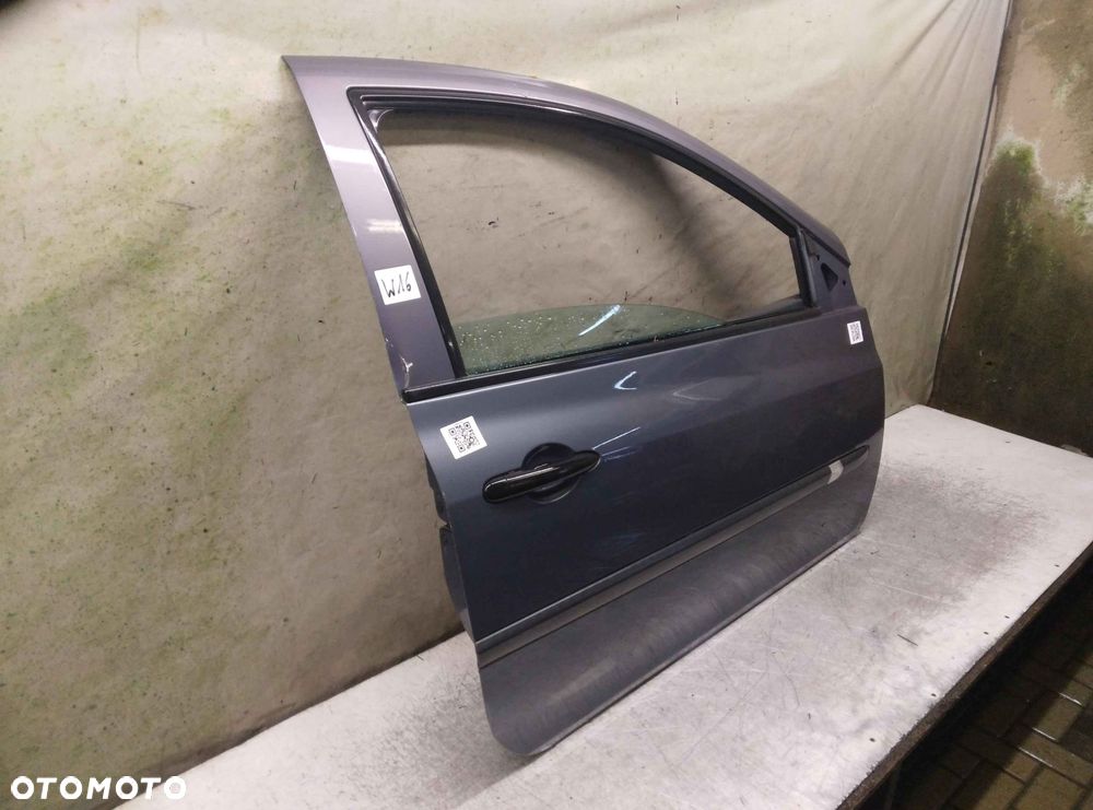 / DRZWI PRZÓD PRZEDNIE PRAWE RENAULT CLIO 3 III TEB66 SZARE GRAFITOWE - 5