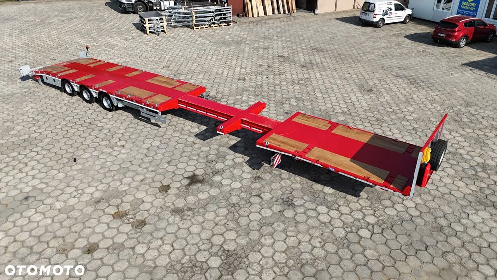 Inny TELEMEGA - naczepa platforma rozciągana - koła 17,5 12T! - kontenery - maszyny ADR EX III - 12