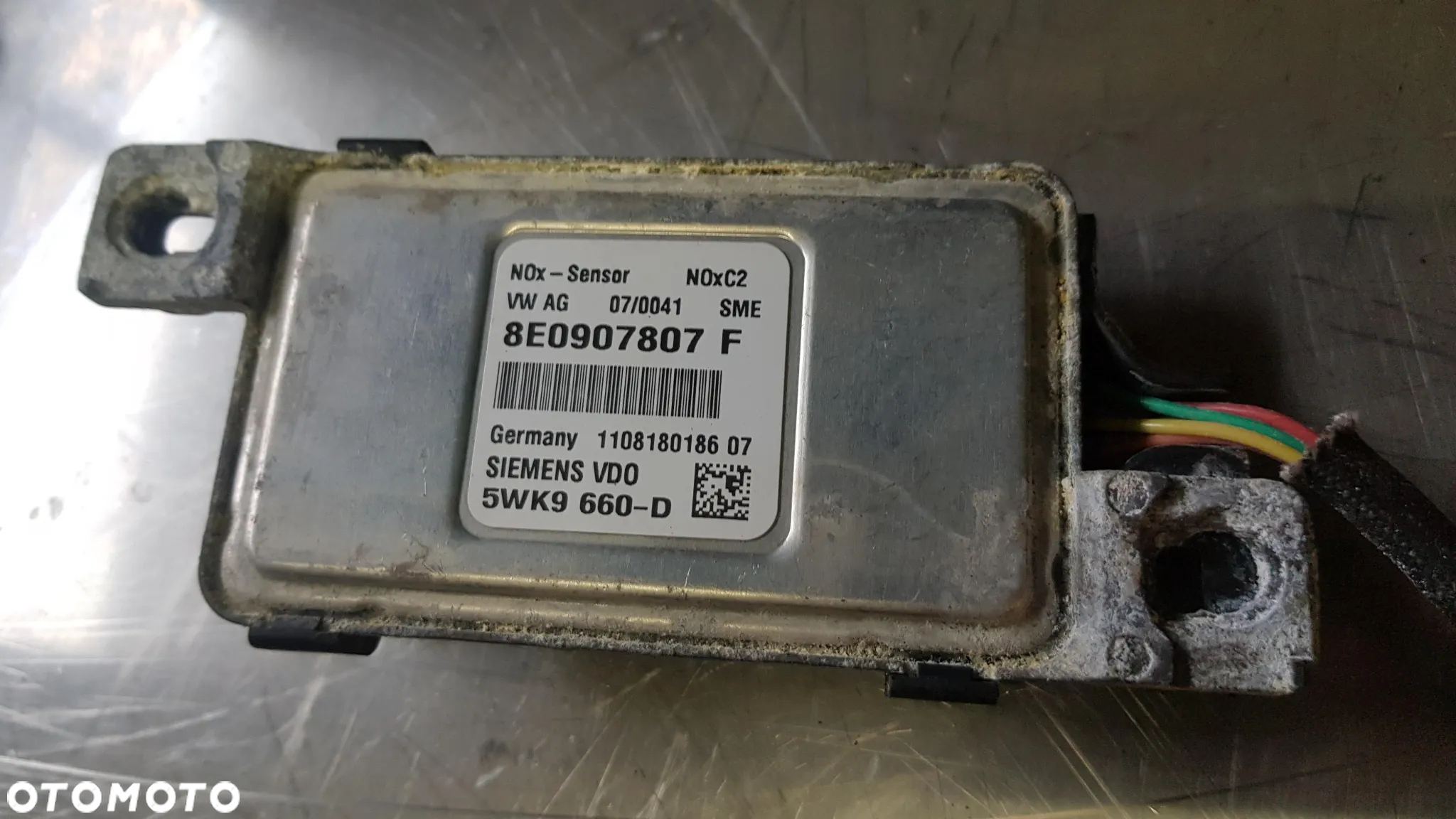 CZUJNIK SPALIN SONDA NOX 2.0 FSI AUDI A4 B6 AWA 8E0907807F - 3