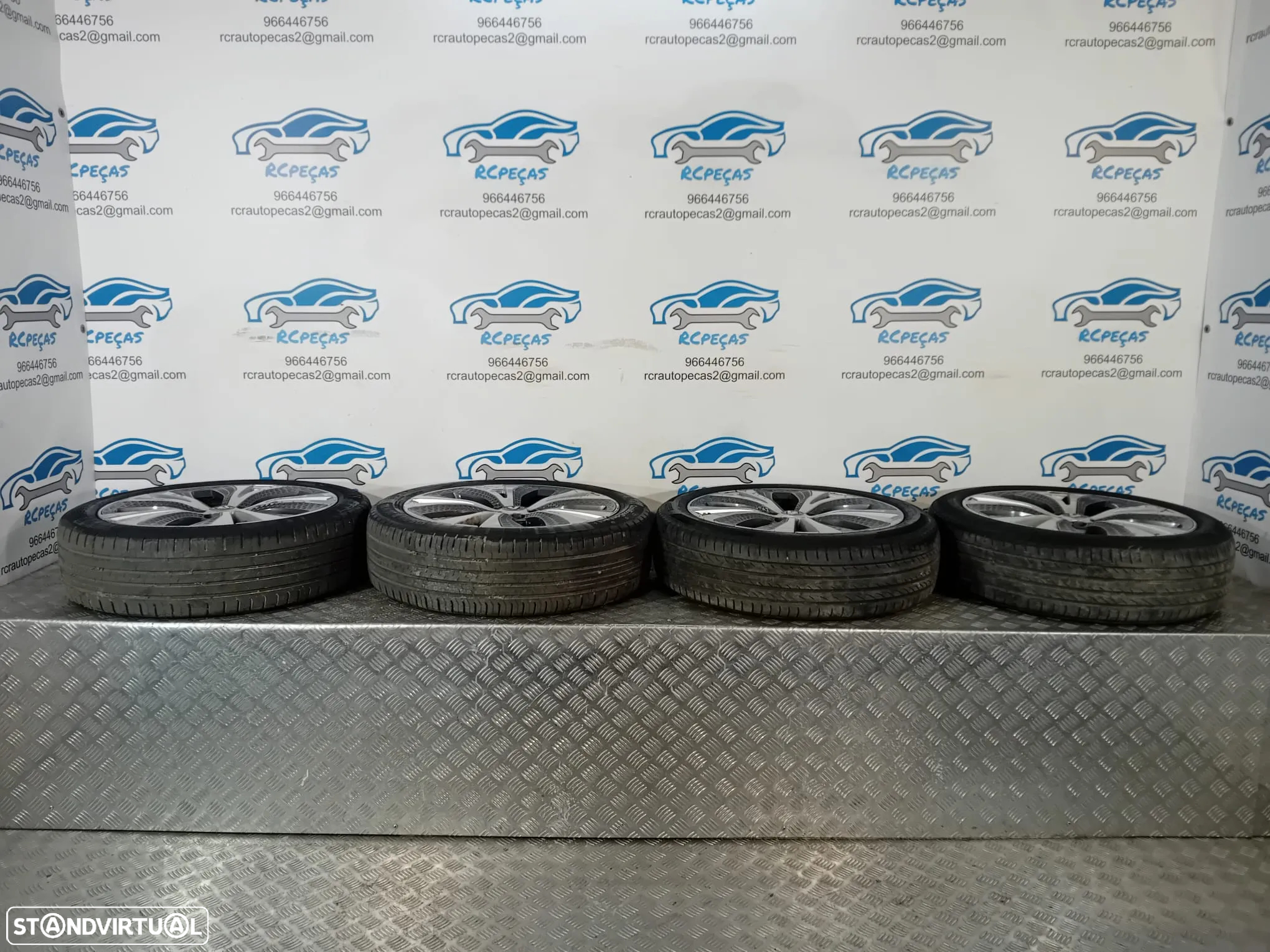 .Conjunto Jantes 20 Originais Renault Grand Scenic IV 4 6.5J ET33 5x114.3 - 7