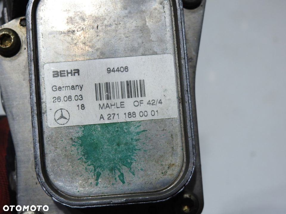 OBUDOWA FILTRA OLEJU CHŁODNICZKA W203 1.8 K - 8
