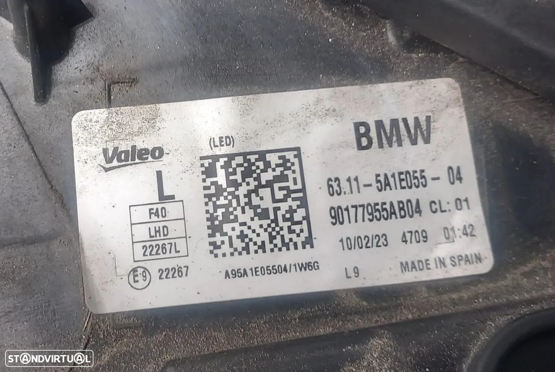 Optica Esquerda Led BMW F40 - 5