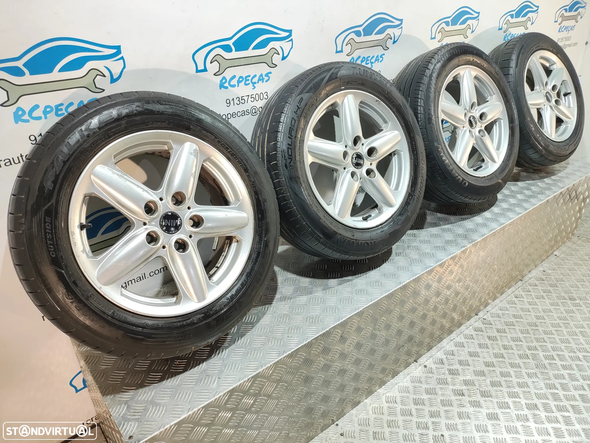 JANTES ORIGINAIS MINI COOPER R60 COUNTRYMAN 16 POLEGADAS 6,5J ET46 5X120 - 5