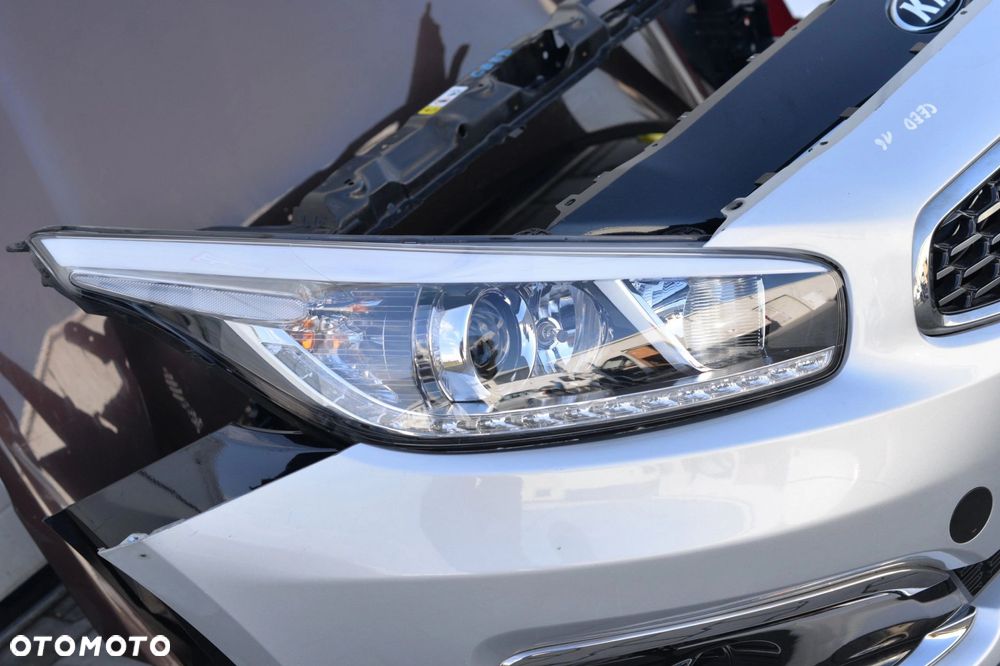 MASKA ZDERZAK GRILL BŁOTNIK LAMPA H7 XENON KIA CEED 2 II 2015 - 2018 LIFT - 11
