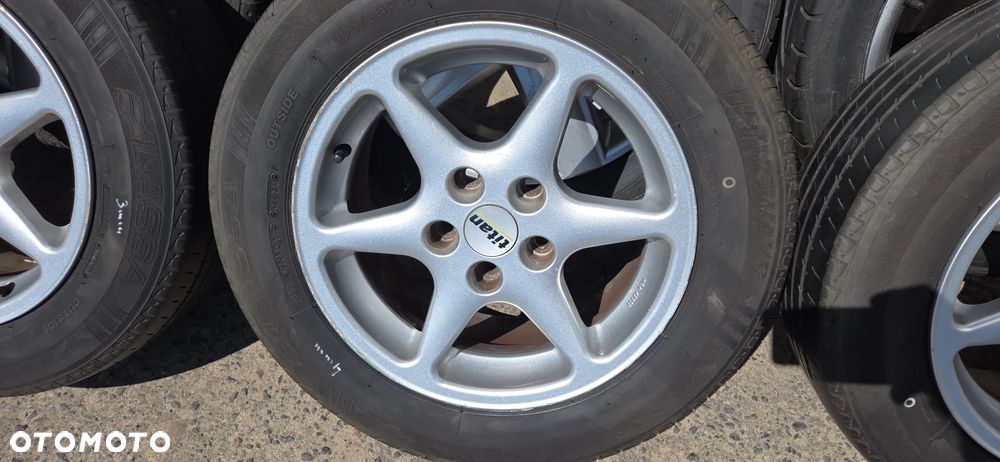 Felgi alkuminiowe TITAN 5X112 15" koła opony alto Audi A4 B5 B6 VW Passat B5 kpl - 3