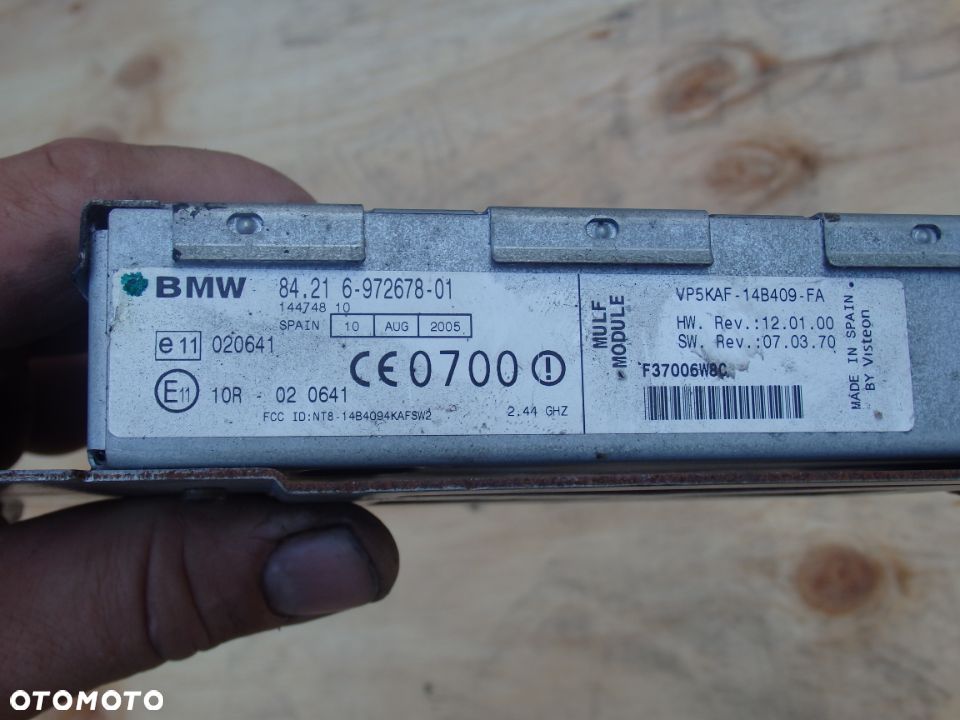 BMW E60 E87  E90 E91 MODUŁ STEROWNIK BLUETOOTH 6972678 - 4