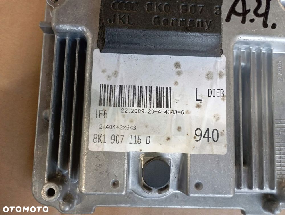 AUDI A4 B8 1.8 TFSI STEROWNIK KOMPUTER SILNIKA 8K1907115D - 3