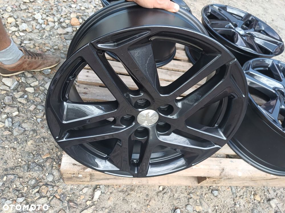 peugeot 308 t9 felgi 18" 5x108 et48 8j jak nowe grafit 9677989877 - 4