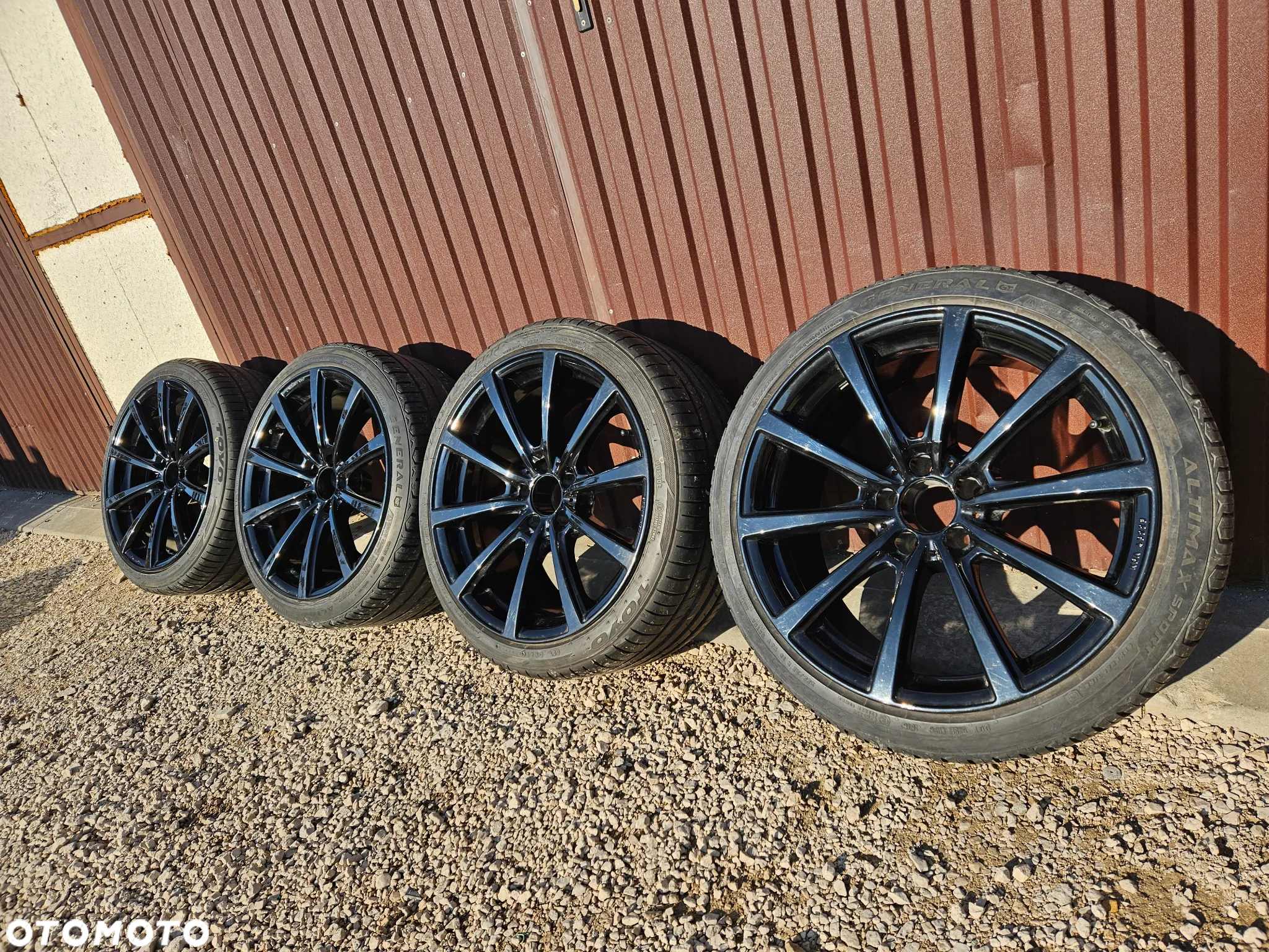 FELGI KOŁA ALUMINIOWE OPONY 19 9,5J ET25 5X112 TOYO 255 35 R 19 AUDI VOLKSWAGEN SKODA - 2