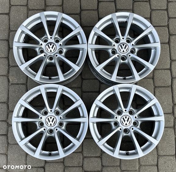 ALUFELGI 16 FELGI ALUMINIOWE ALUSY VW T5 LIFT T6 CARAVELLE DOKA MULTIVAN TRANSPORTER AMAROK 5x120 ET31 7Jx16H2 R16 - 1