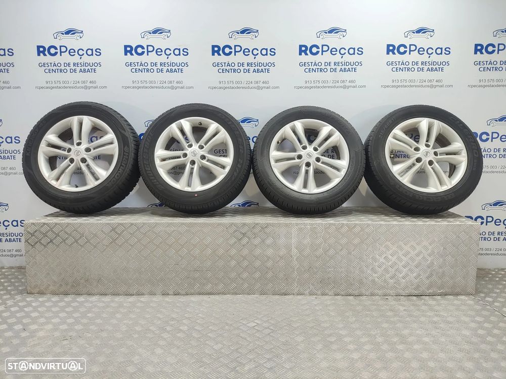 Conjunto Jantes 17 Originais Nissan Qashqai 1 J10 6,5J ET40 5x114,5 - 1