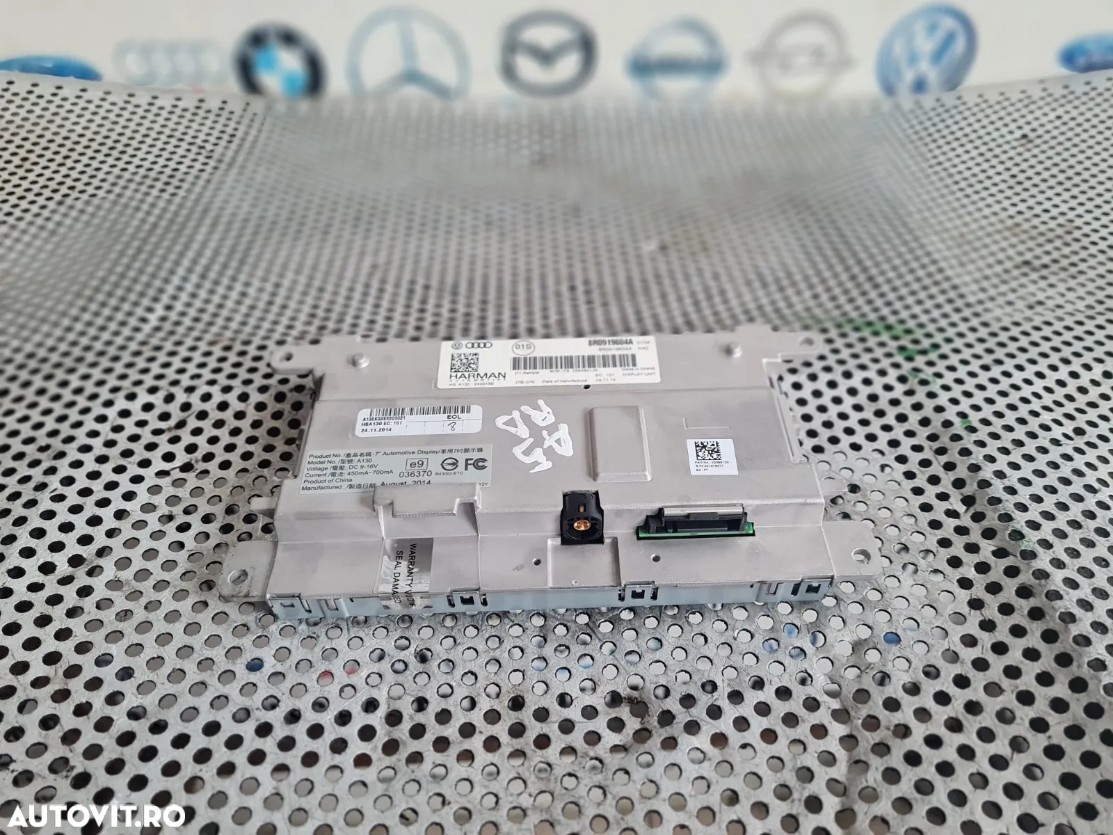 Display Navigatie Audi A4 B8 A5 2.0 Tdi Euro 5 Cod Motor CJC Cutie Automata NYM An 2012-2013-2014-2015 Cod 8R0919604A Volan Stanga Dezmembrez Audi A5 Facelift 2.0 Tdi Automat Motor CJC Cutie Automata NYM Volan Stanga Xenon Piele An 2012-2013-2014-2015 - 4