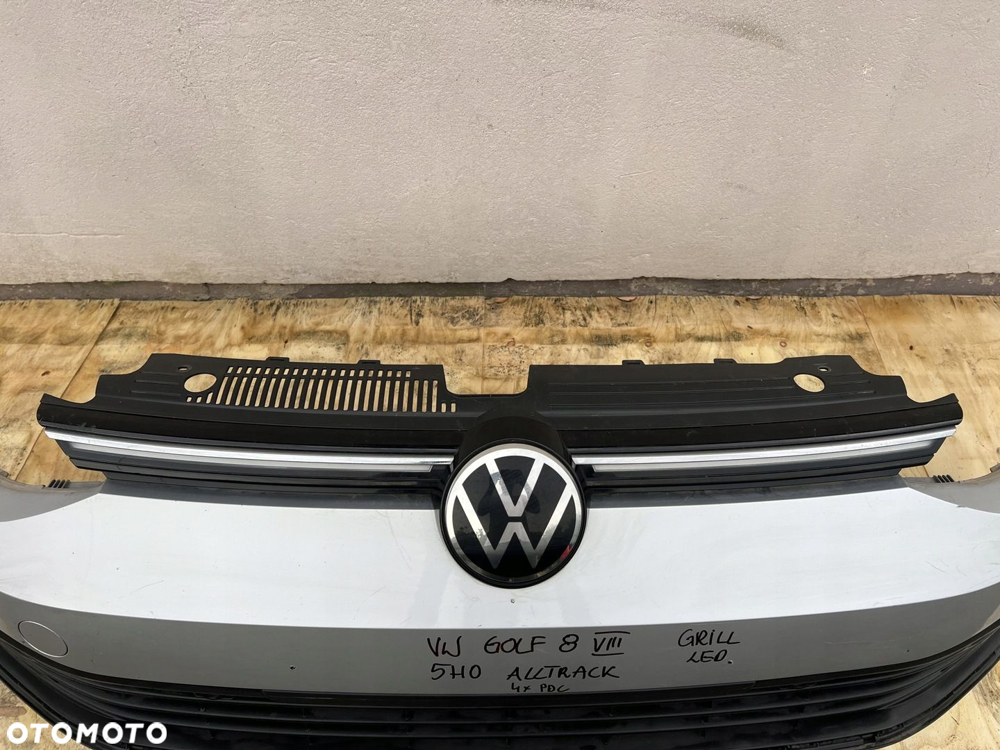 VW GOLF 8 VIII ALLTRACK 5H0 GRILL LED ZDERZAK PRZÓD - 6