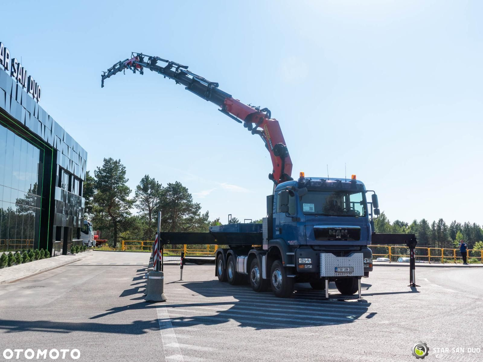 MAN TGA 35.440 8X6H PALFINGER PK 60002 Wciągarka Naczepa Siodło - 2