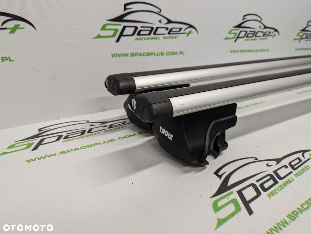 Bagażnik dachowy Thule: belki 860 + Stopy 755 Na otwarte relingi - 2