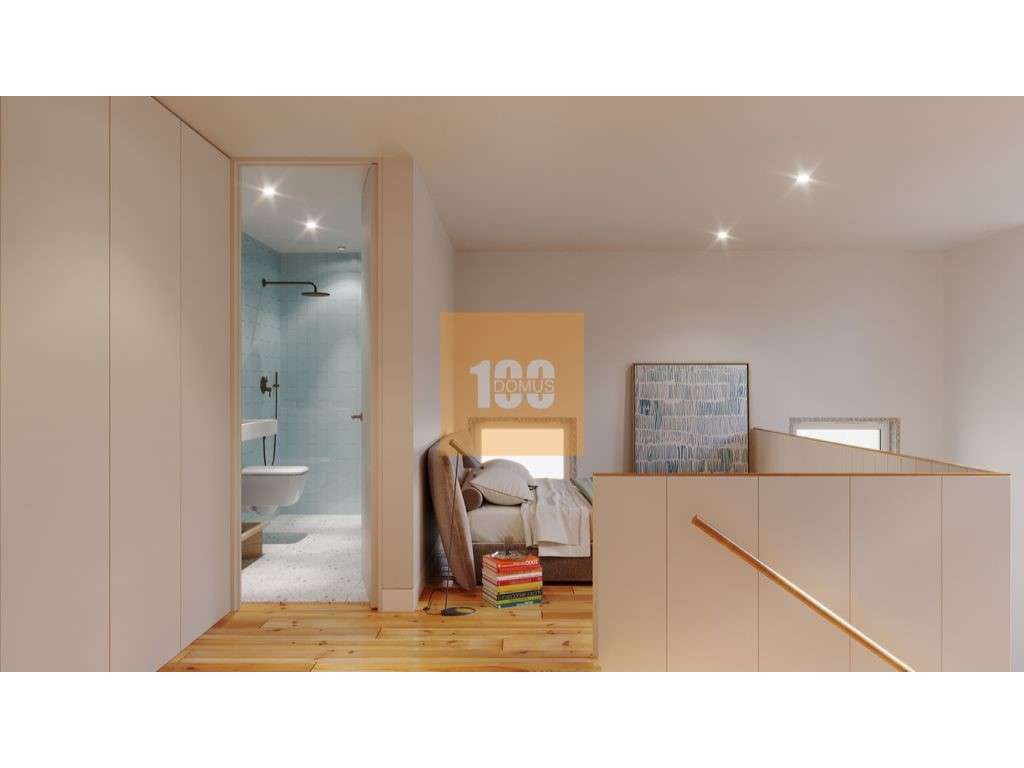 T1 Loft com Jardim - Cedofeita - Porto - AL Elegível - Alta Rentabi... - Grande imagem: 3/45