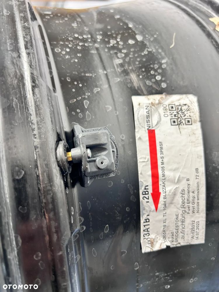 1 FELGA ALU. QASHQAI J12, JUKE 18'' 7,5J ET45 TPMS , NR: KB4096U300 - 7