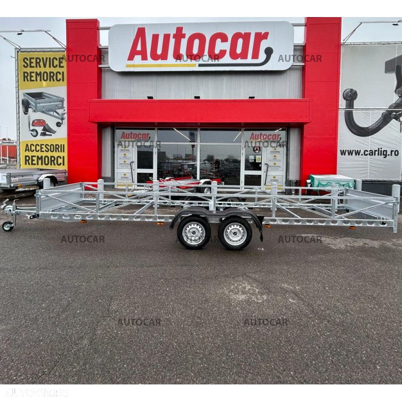 Wiola Remorca auto Wiola transport fier  DR610N 6x1.2 m 750 kg - 2