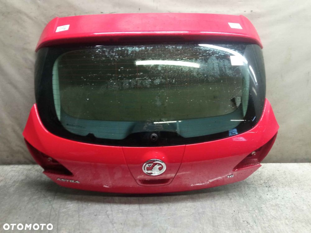 ! KLAPA TYŁ TYLNA BAGAŻNIKA OPEL ASTRA J IV 4 Z50B CZERWONY - 1