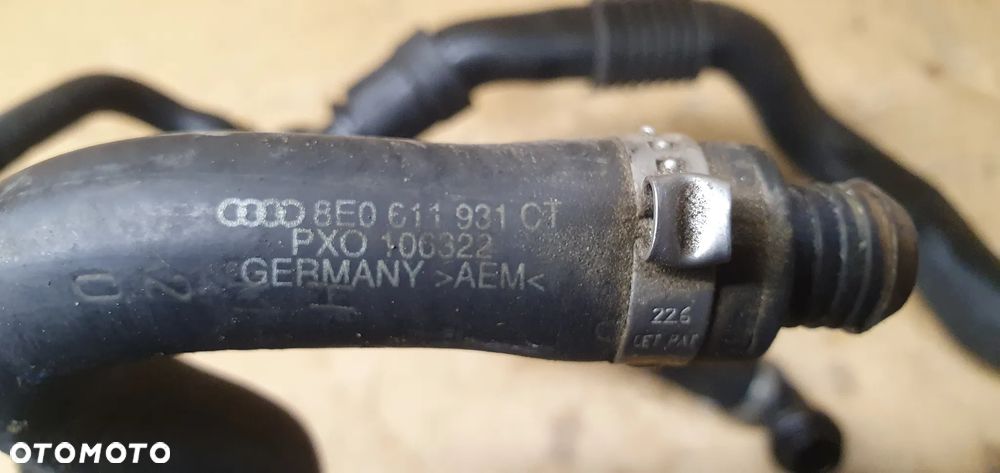 Przewód rurka serwa podciśnienia Audi A4 B6 1.6 06B133241S 8E0611931CT - 7