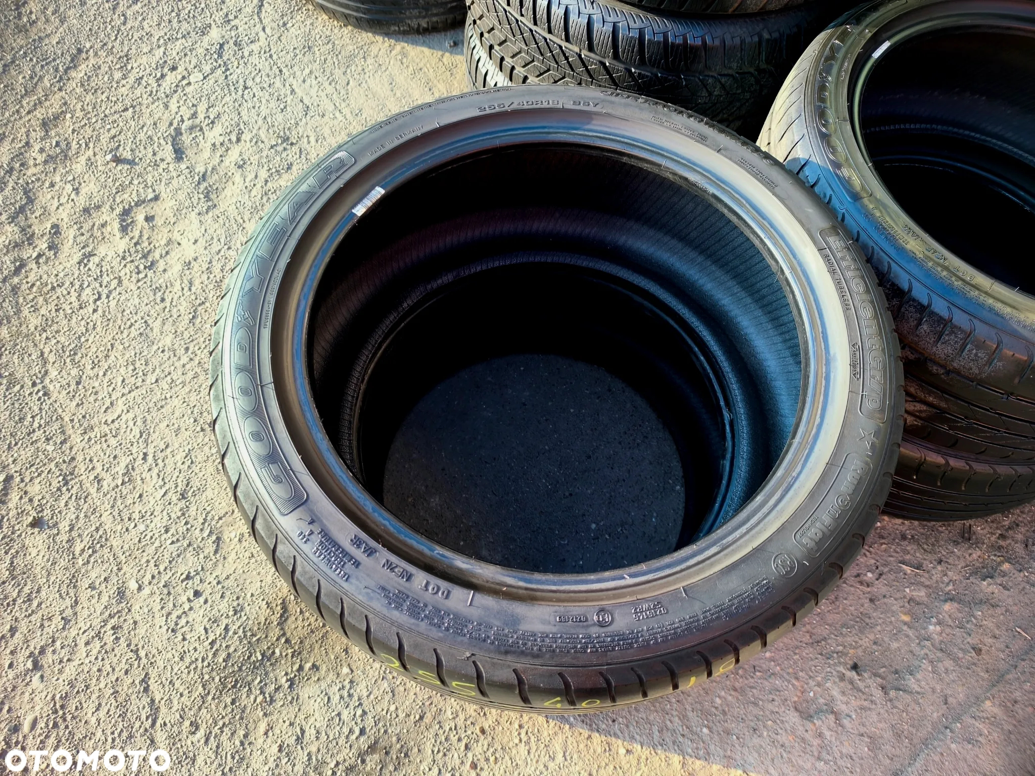 225/45R18 91Y 255/40R18 95Y Przód Tył Opony Letnie Lato GOODYEAR EFFICIENTGRIP * RF 5,5mm Legnica ALU-RAD 225/45 255/40 - 13