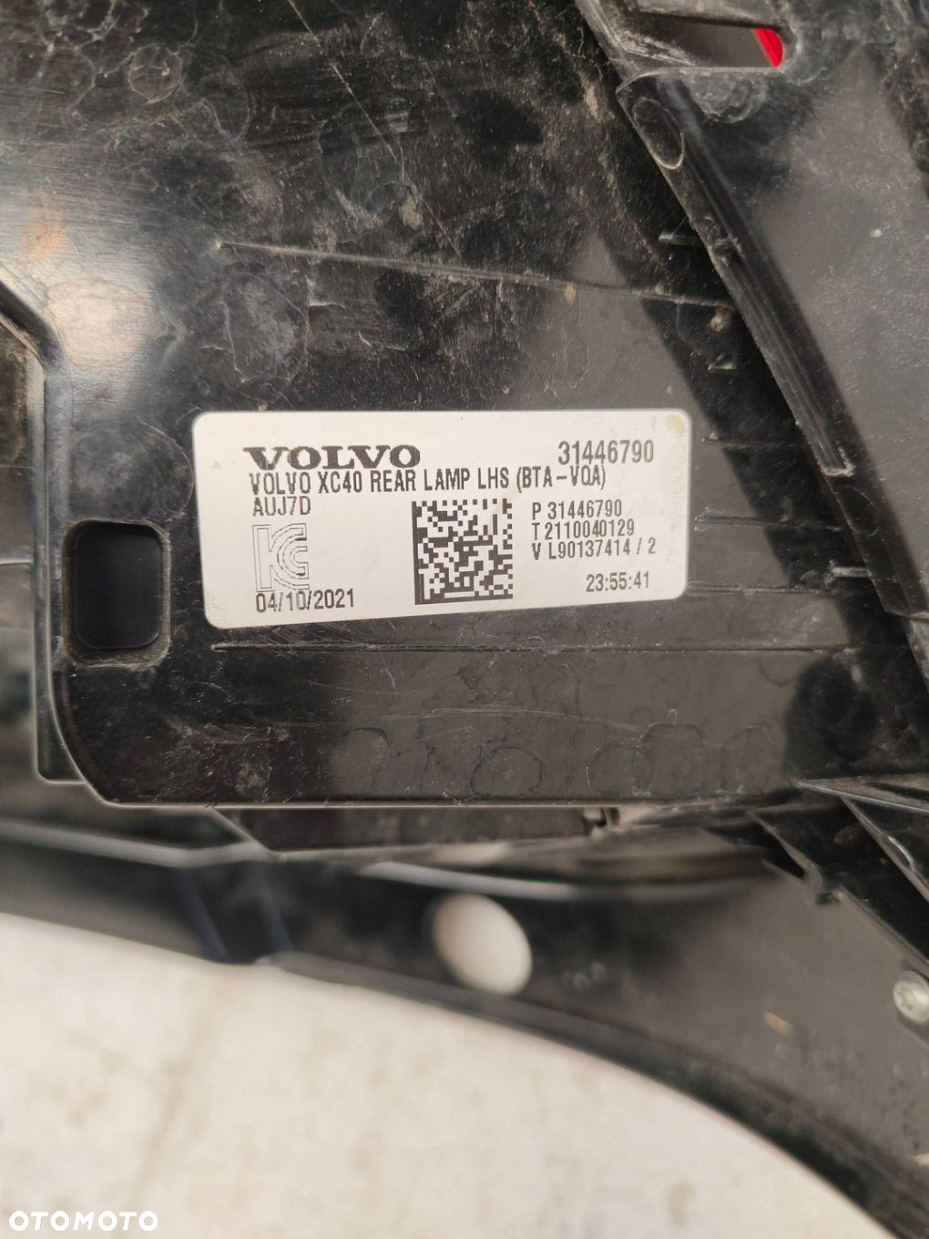 Volvo XC40 LAMPA LED LEWY TYŁ 31446790 - 6