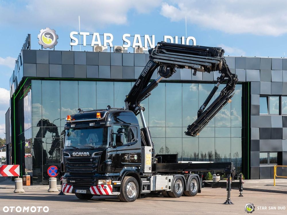 Scania R480 6x4 FASSI F660RA.2.26 HE-DYNAMIC HDS Żuraw Fly Jib Siodło - 6