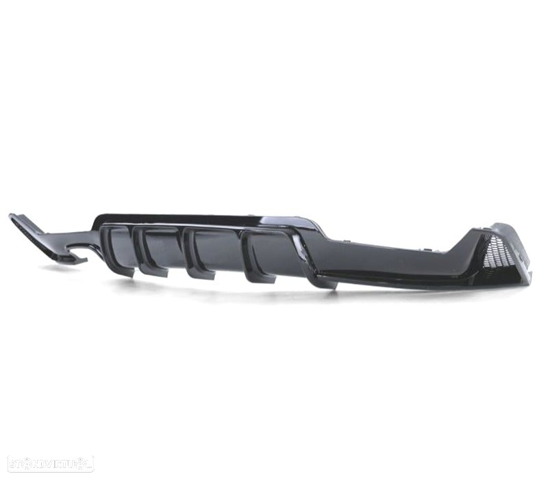 DIFUSOR BMW F32 F33 F36 13-20 COUPÉ CABRIO M PERFORMANCE PRETO BRILHANTE ABS - 3