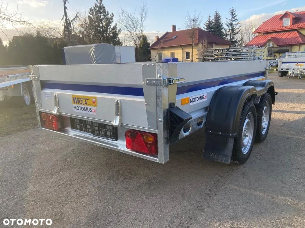 Wiola Przyczepa Wiola Krakus+ 252x132x38 2 osie spawana rama mocna DMC 750 kg - 8