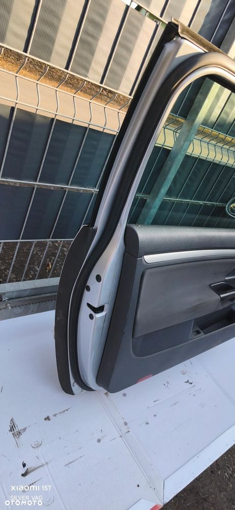 Drzwi kompletne Lewe Prawe VW GOLF 5 LA7W V części przód przednie 3D srebrne kierowcy poszycie - 9