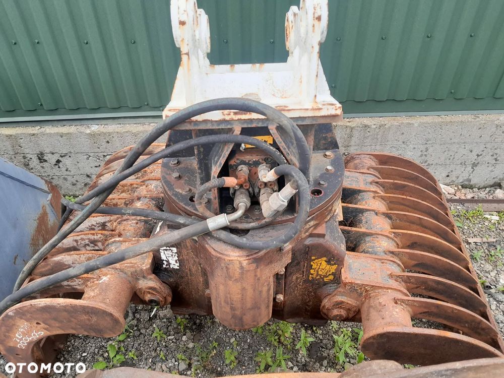 Kinshofer D15 na 2 siłownikach, chwytak hydrauliczny obrotowy sortujący wyburzeniowy kleszcze, waga 650kg. - 7