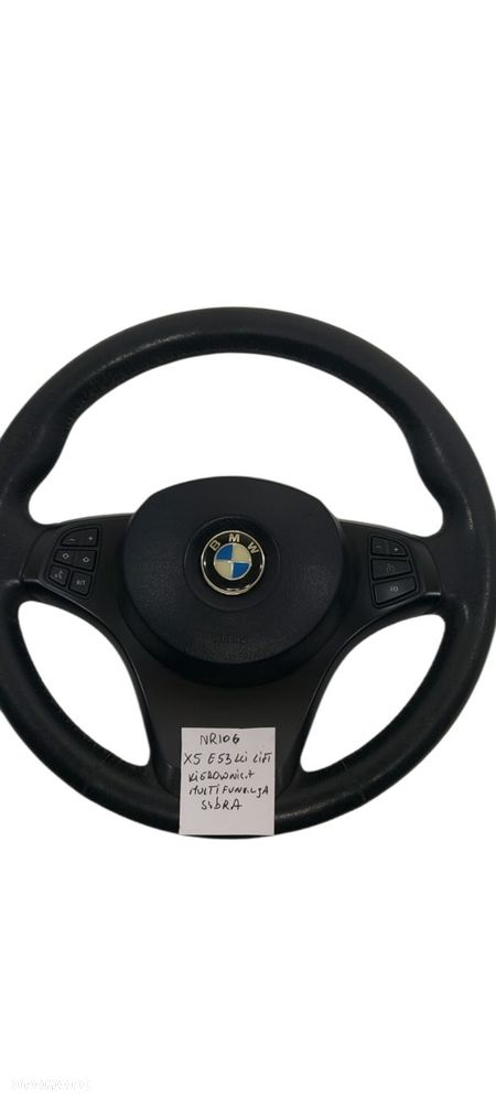 Bmw X5 E53 Lci Kierownica Skórzana Poduszka Airbag Multifunkcja Nr 106 - 1