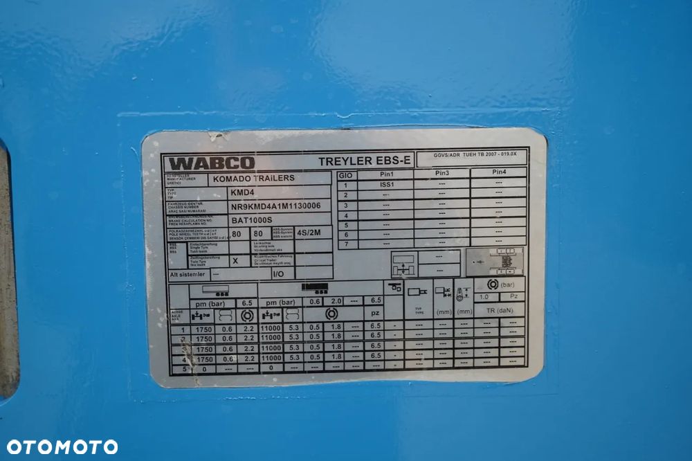 Inny KOMODO / KMD4 / NACZEPA LAWETA / NISKOPODWOZIE / OSIE SKRĘTNE / OŚ PODNOSZONA / NAJAZDY HYDRAULICZNE / - 34