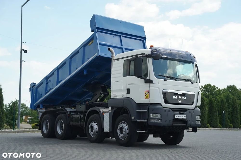 MAN TGS 35.360 / 8x4 / WYWROTKA 2 STRONNA  / HYDROBURTA / BORDMATIK / EURO 5 - 7