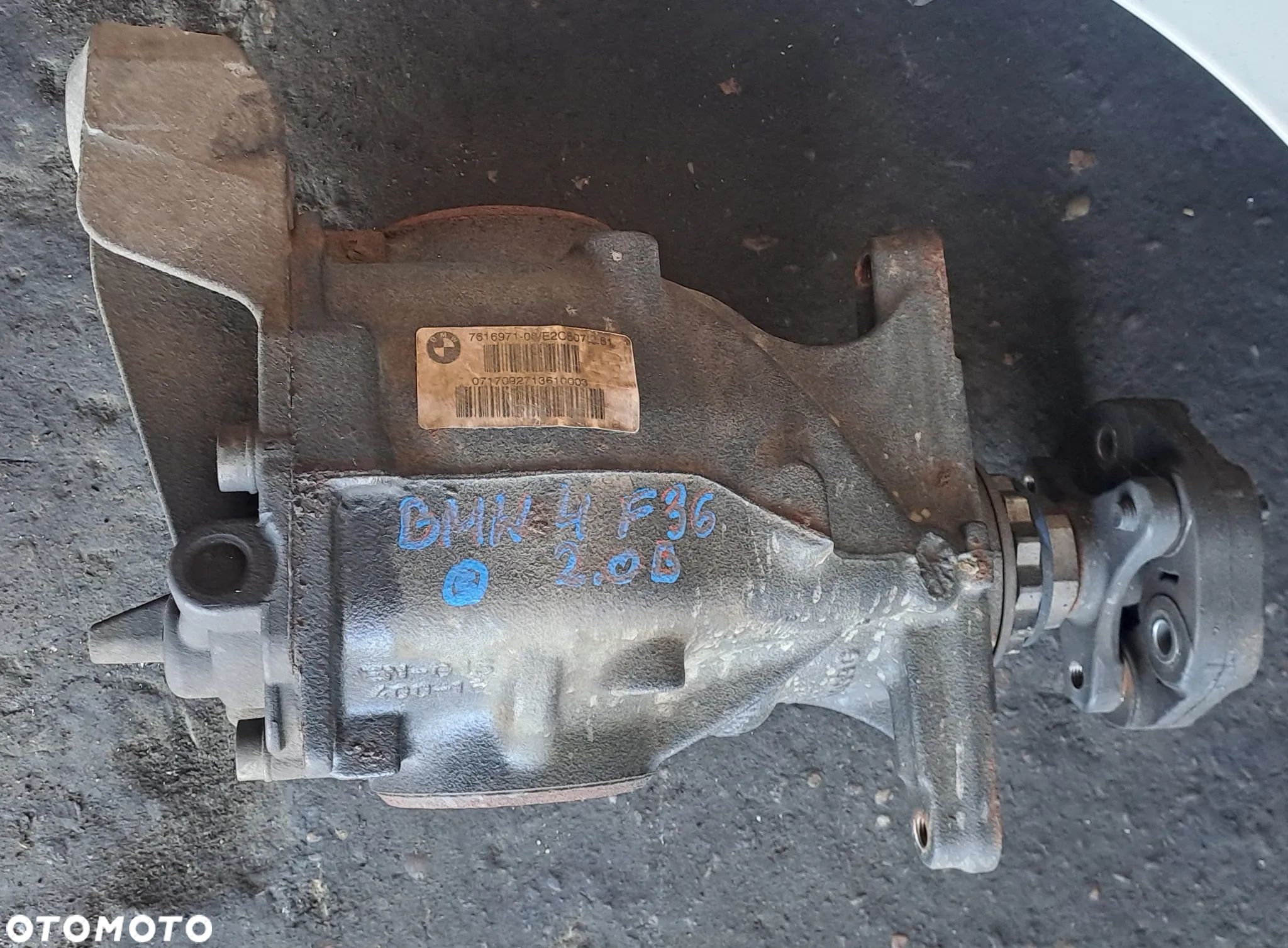 BMW 4 F36 17r 2.0 B MOST DYFER DYFERENCJAŁ 7616971 - 1
