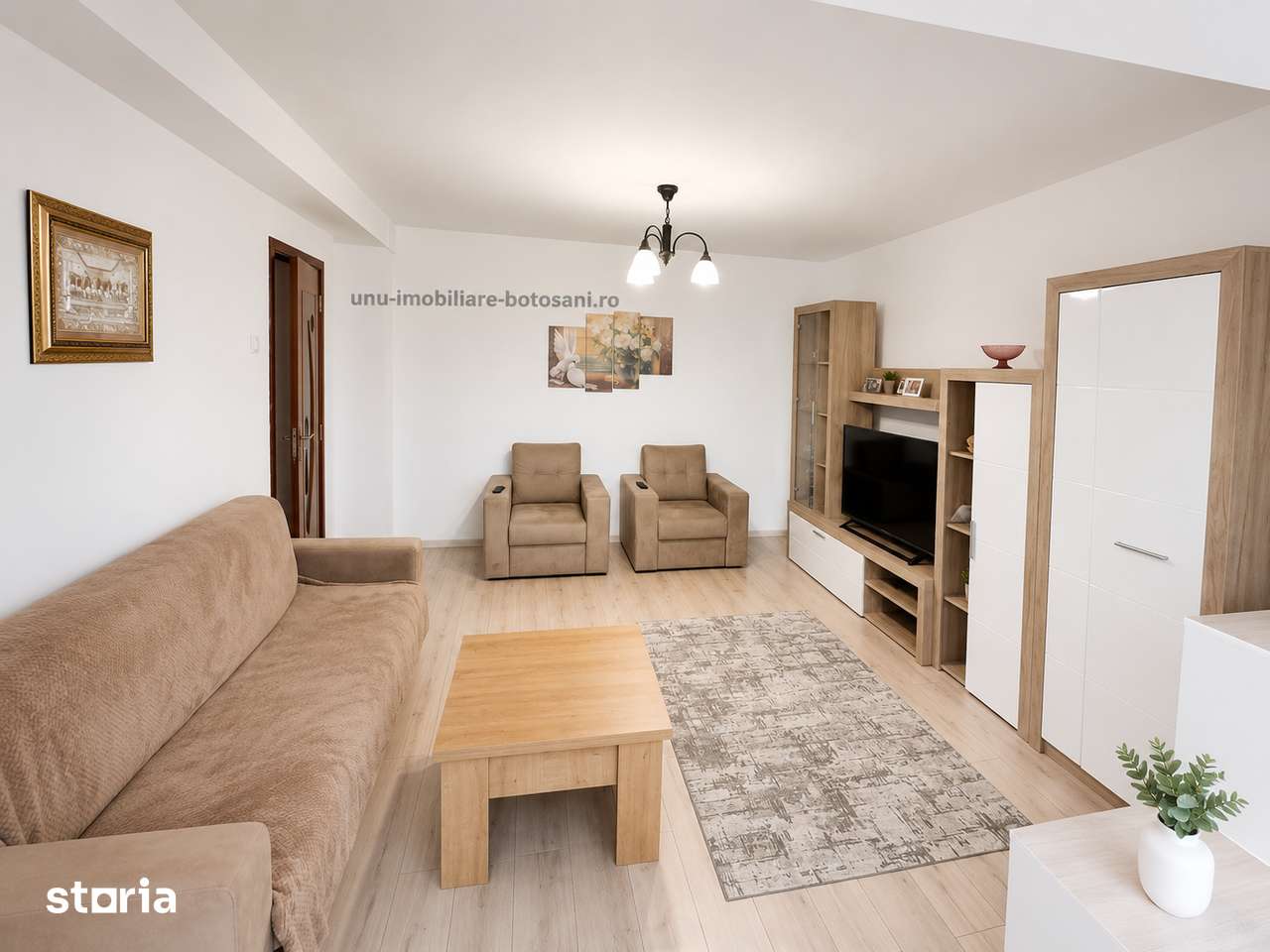 Apartament cu 3 camere decomandat – Zona Stejari, Botoșani - 74,32 Mp — fotografia 1