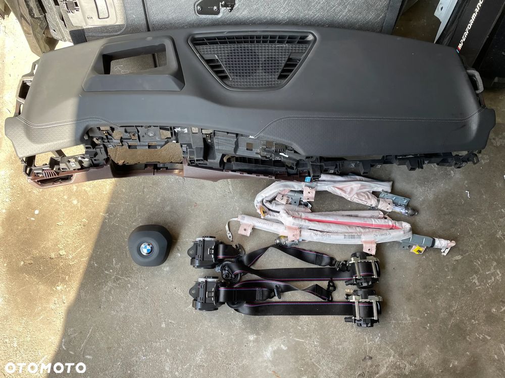 BMW X1 U11 X2 U10 konsola deska rozdzielcza poduszki kurtyny HUD skóra - 1