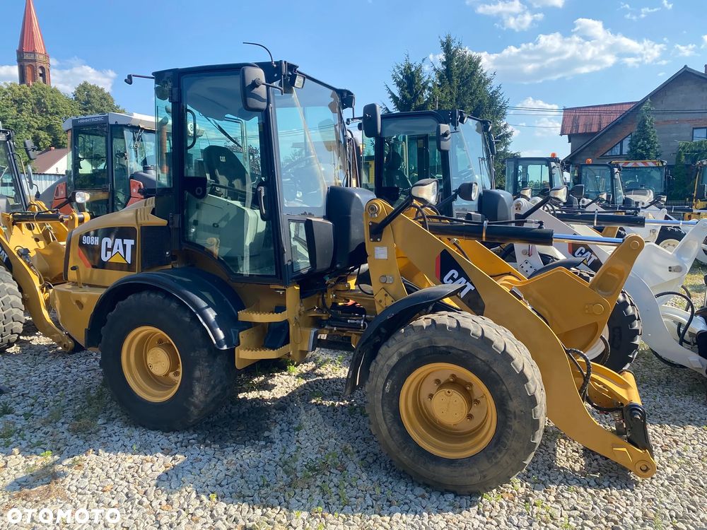 Caterpillar CAT 908H, ŁYŻKA OTWIERANA + WIDŁY, BEZ DPF-A, Z NIEMIEC, SUPER UTRZYMANA - 1