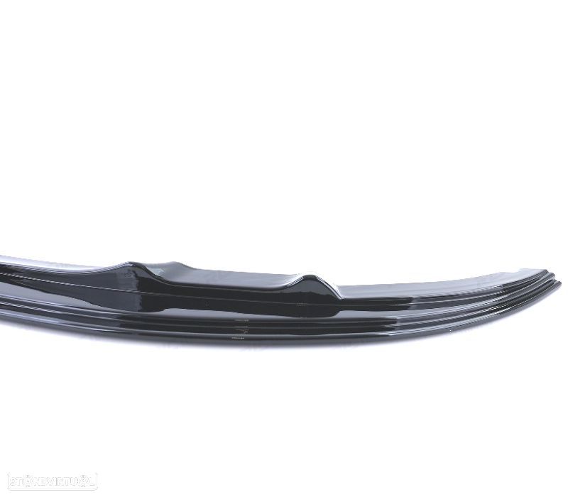 SPOILER LIP BMW E92 E93 06-10 LOOK M PRETO BRILHANTE - 2