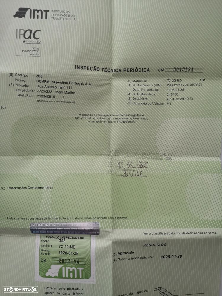 Mercedes-Benz W201 (1982-1993) 190 D 2.0 - 31