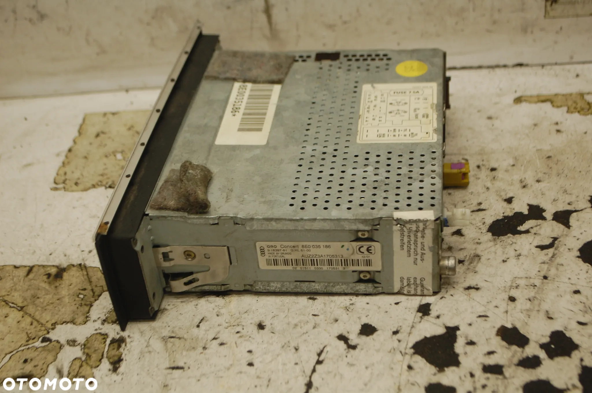 RADIO AUDI CONCERT CD 8E0035186D AUDI A4 B7 B6 8E0035186 - 11