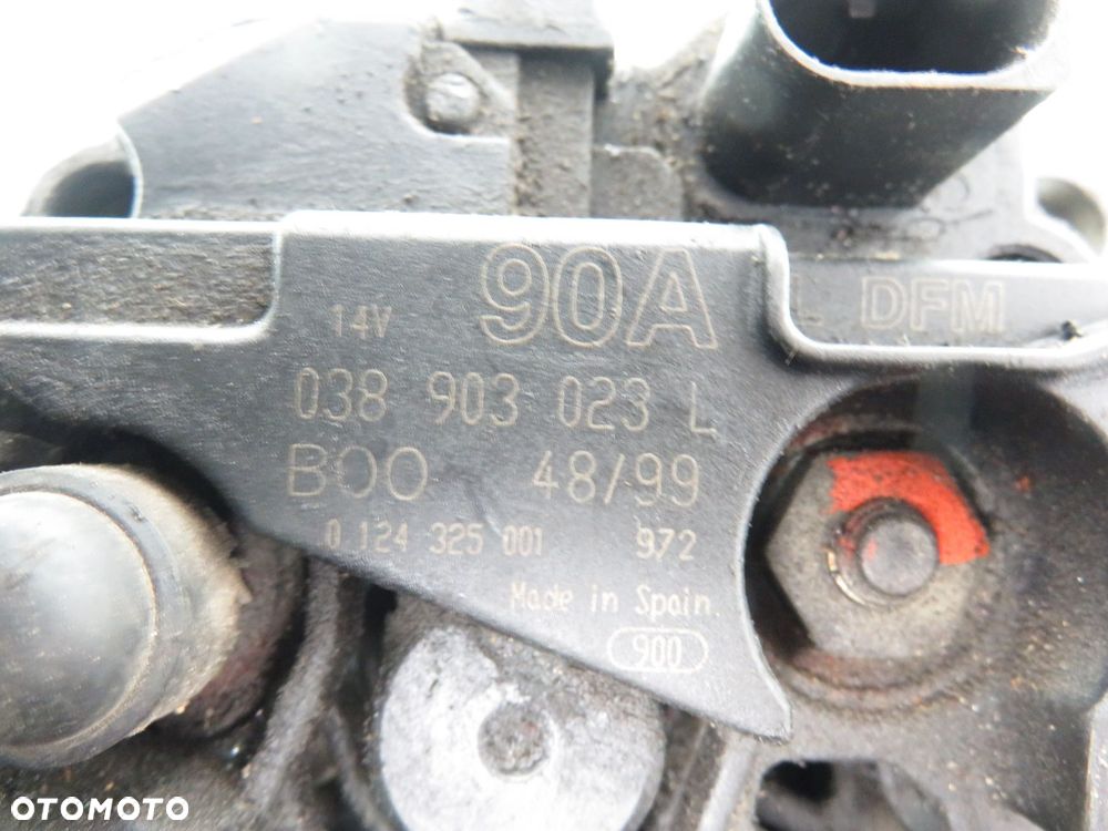 ALTERNATOR SEAT CORDOBA I FL 6K2 1.9 TDI 038903023L 0124325001 - 4