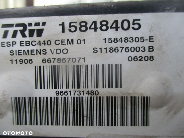 Pompa ABS 9661731480 15848405 Peugeot 407