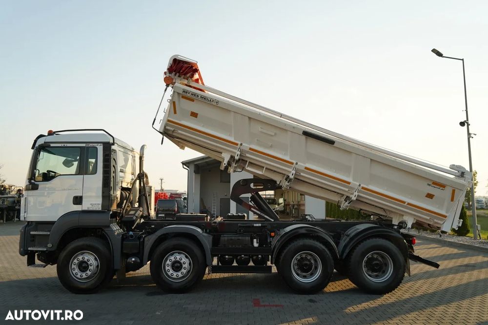 MAN TGS 35.420 / 8X4 / BASCULATOR 2 LATURĂ / HIDRAULIC / BORDMATIC / AUTOMAT - 5
